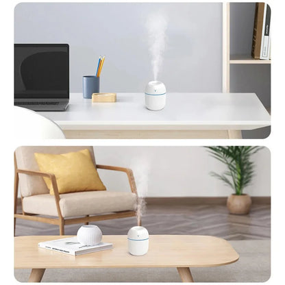 Portable Air Humidifier Essential Oil Diffuser with LED Night Lamp