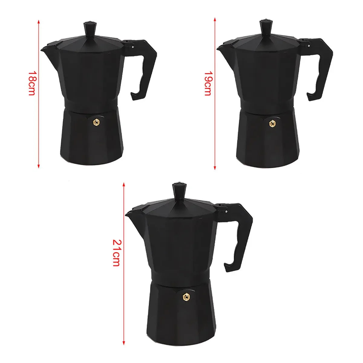 1-12 Cup Mocha Stove Espresso Machine