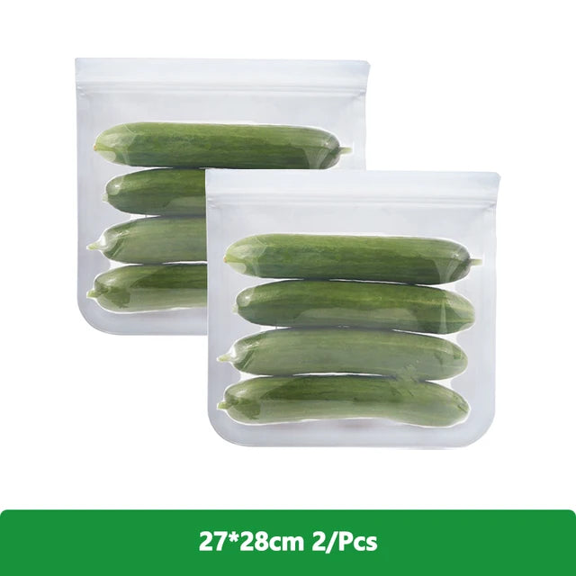 1Pcs Reusable Food Freezer Bag
2Pcs Reusable Food Freezer Bags
3Pcs Reusable Food Freezer Bags
5Pcs Reusable Food Freezer Bags