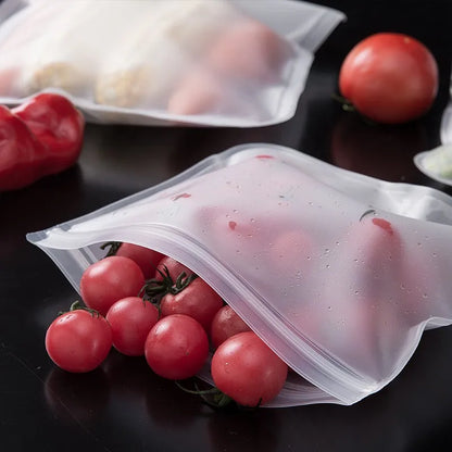 1Pcs Reusable Food Freezer Bag
2Pcs Reusable Food Freezer Bags
3Pcs Reusable Food Freezer Bags
5Pcs Reusable Food Freezer Bags