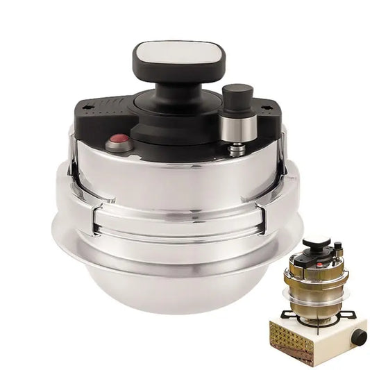 Stainless Steel Mini Pressure Cooker 1.2L