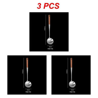 1. Wok Spatula Iron
2. Ladle Tool Set
3. Spatula Stainless Steel
4. Cooking Equipment
5. Kitchen Accessories