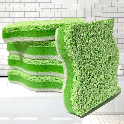 Double-Sided Sponge Cleaner Kitchen Dishwashing Cloth