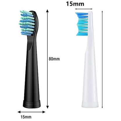 Replacement Brush Heads for Seago/Fairywill Electric Toothbrush, 10 Pcs/Pack