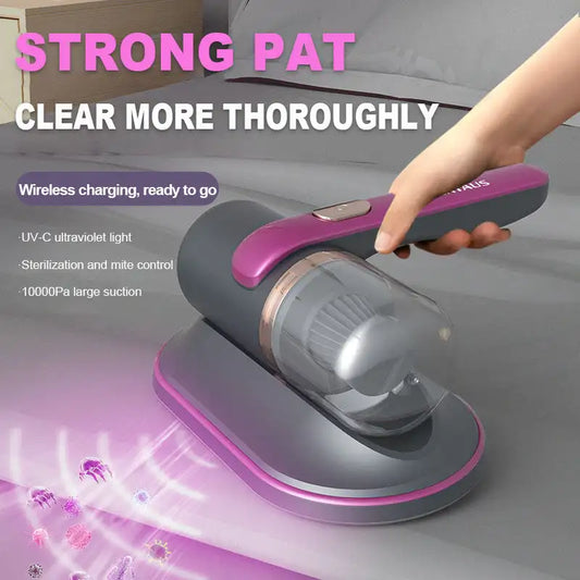 Wireless Dust Removal Equipment with UV Light Portable Home Handheld Vacuum Mite Remover