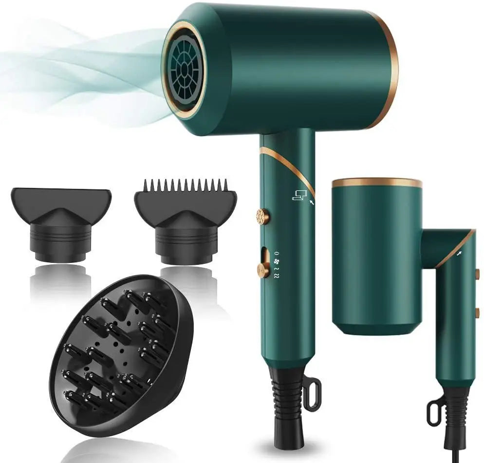 New Hair Dryer Negative Ionic Strong Wind Blow Salon Hair Dryer Hot Air &Cold Air Wind Styler Hairdryer Salon Dryer