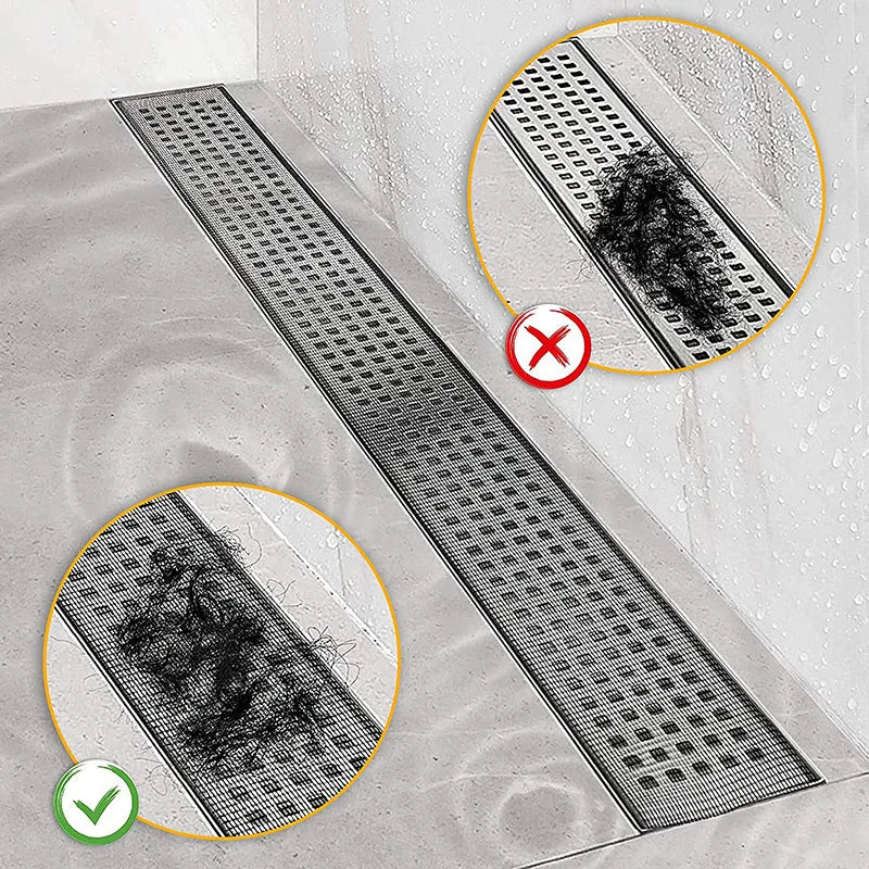Self-adhesive Floor Drain Stickers
Cutable Shower Drain Hair Catcher
Disposable Mesh Sink Strainer Filter