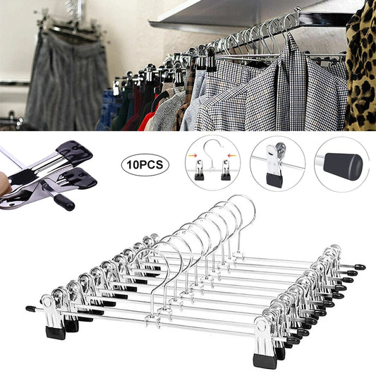 Pants Racks Wind Proof Multi-purpose Skirt Racks
Clothes Drying Trousers Wardrobe Clip Anti-slip Clothes Hanger
