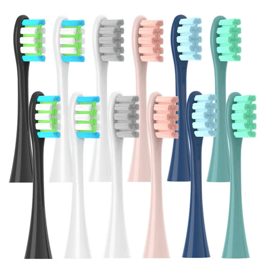 Replacement Heads For Oclean Flow/X/ X PRO/ Z1/ F1/ One/ Air 2 /SE Brush Heads Soft DuPont Sonic Toothbrush Vacuum Bristle