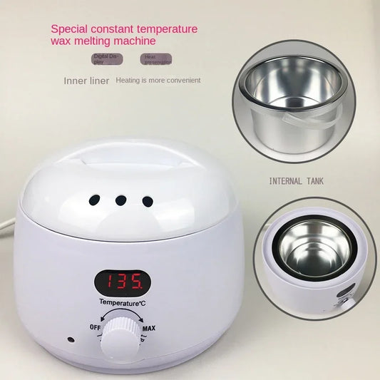 Efficient Wax Heater for Brazilian and Can Wax Tear Off Soft Wax for Full Body Hair Removal