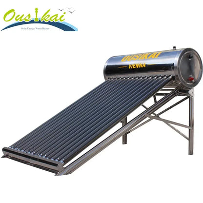 12 Tubes Non-pressure solar water heater with all stainless steel for Mexico.