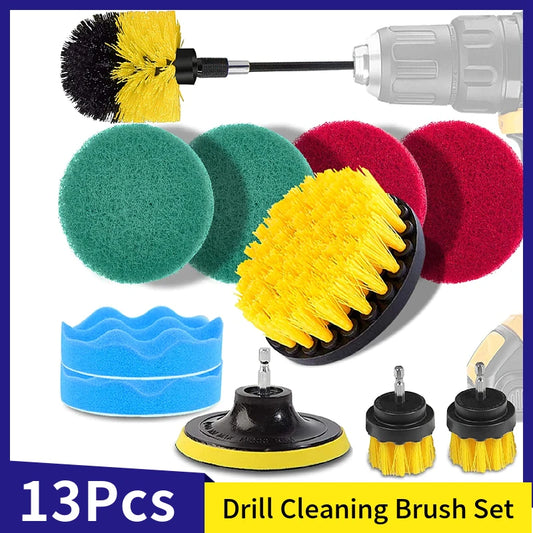 1. Drill Electric Brush Attachment Set
2. Power Scrubber Pads
3. Polishing Sponge
4. Car Cleaning Kit
5. Floor Scrubber Brushes
6. Bathroom Scrubbing Pads
7. Kitchen Cleaning Attachments
8. Automotive Detailing Tools