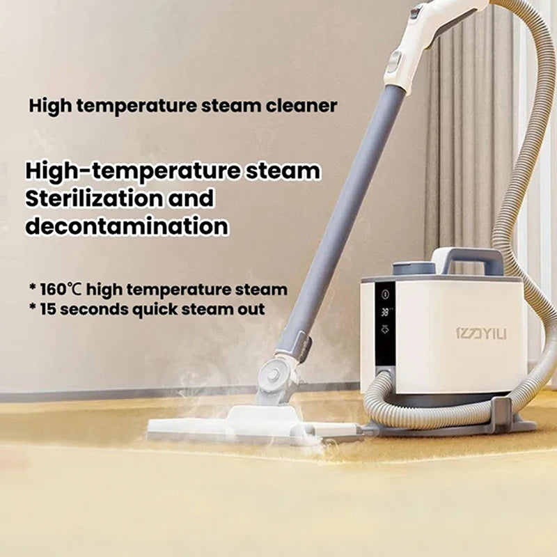 1400W Multifunction Steam Cleaner 1L High Temperature Sterilization Canister-Type