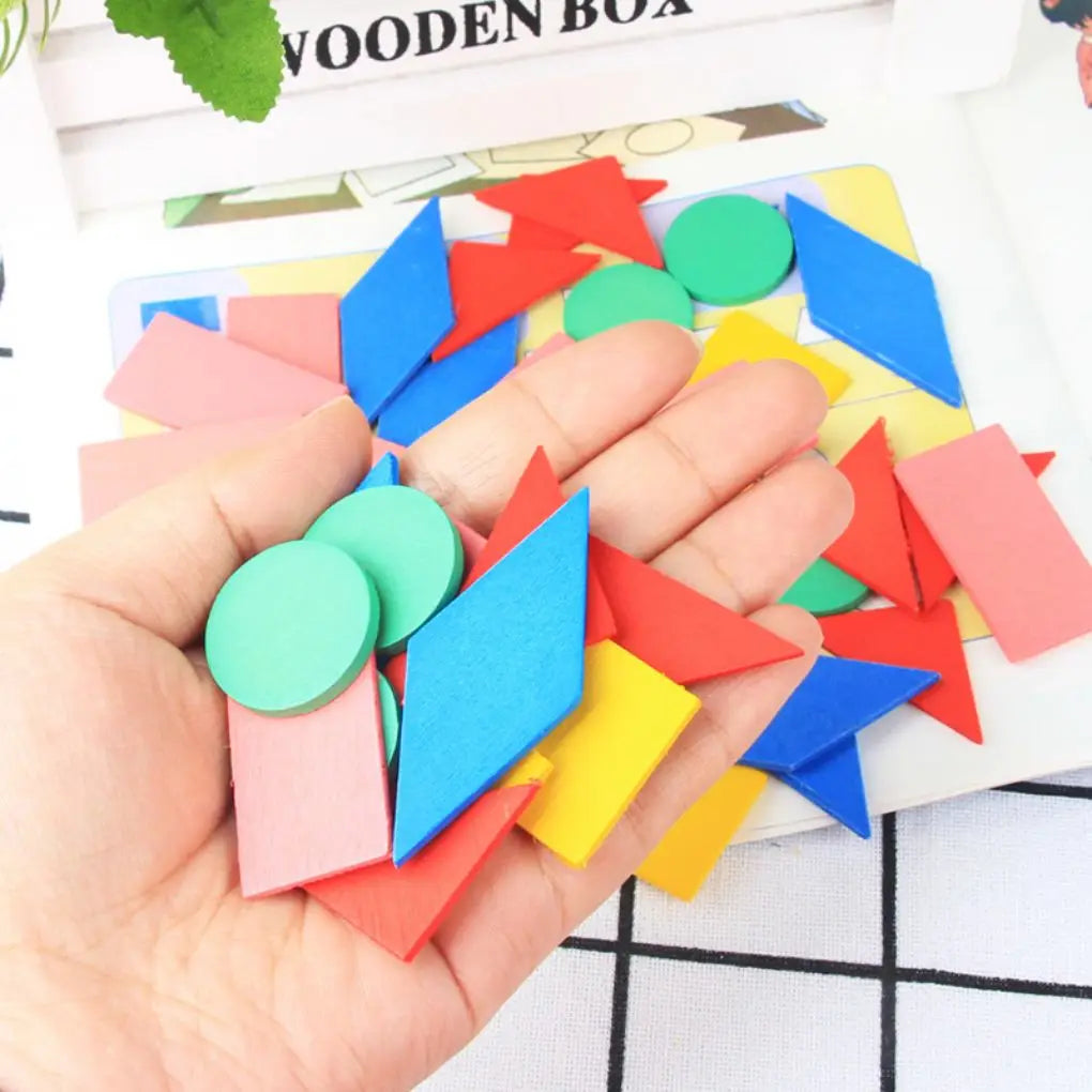 Children Sticker Toys Foam DIY Geometric Kids Stickers Education Self Adhesive Craft Pasters Color Random