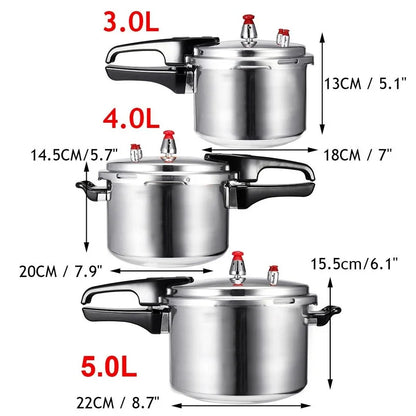 304 Stainless Steel Kitchen Pressure Cooker
Electric Stove Gas Stove Energy-saving 
Safety Cooking Utensils