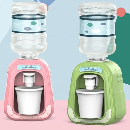 Mini Water Dispenser for Kids - Cartoon Kitchen Toy
