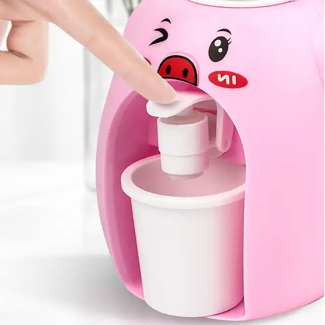Mini Kitchen Simulation Toy Children Kid Role Play Double Headed Water Dispenser Toy