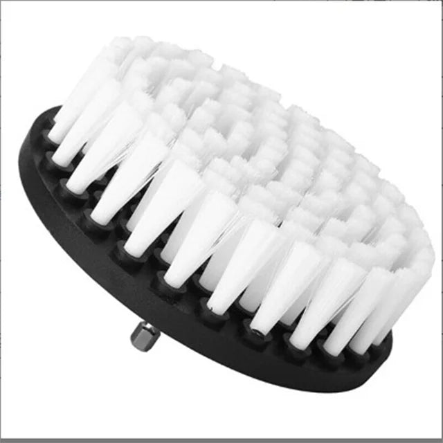 5" Soft Drill Brush Attachment White Cleaning Brush Furniture Carpet Leather Wood Sofa Upholstery