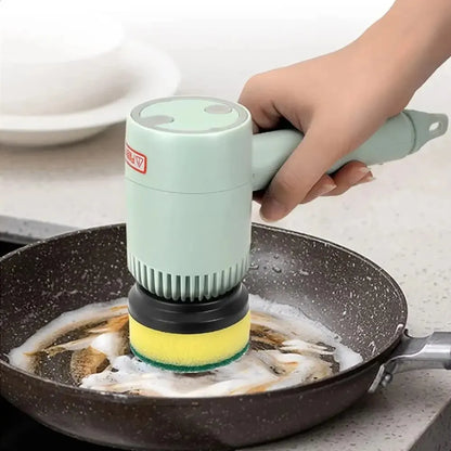 Electric Cleaning Brush Bathroom Handheld Rechargeable Kitchen Dishwashing Pot Bottle Brush