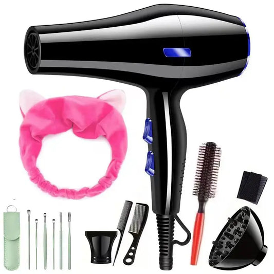 Salon Professional Electric Hair Dryer
Strong Wind Hand Blower Dryer 
Hair Dryer Accessories