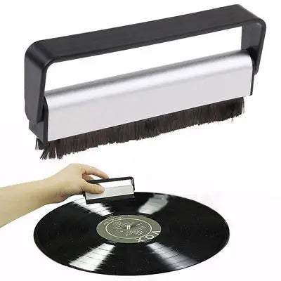 1pc Foldable Carbon Fiber Vinyl Record Cleaner Brush Anti Static Dust Remover.