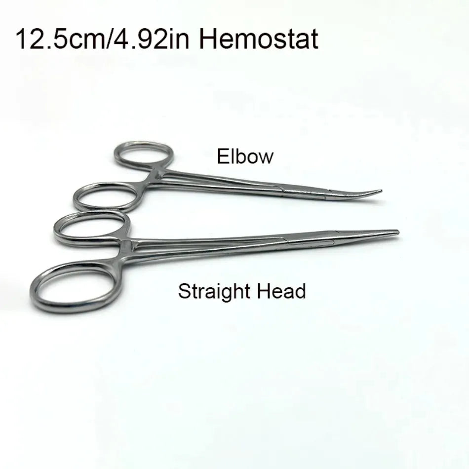 Dental Hemostat 14cm/16cm Mosquito Locking Clamp Straight Curved Surgical Dental Implant