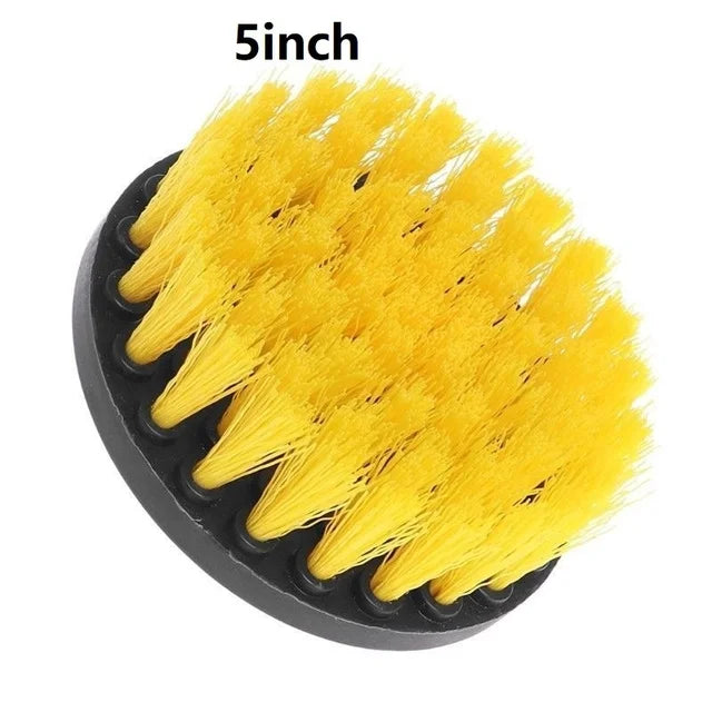 Electric Drill Scrubber Brush Power Brush Set Kit - Car Soft Brush Drill Kit - Bathroom Kitchen Auto Care Cleaning Tools