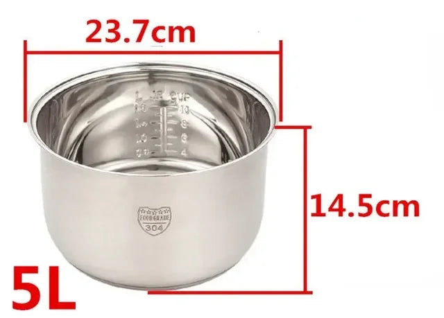 Rice Cooker Food Cooker Lids
Rice Cooker Inner Cooking Pot Liner Container
Stove Cover