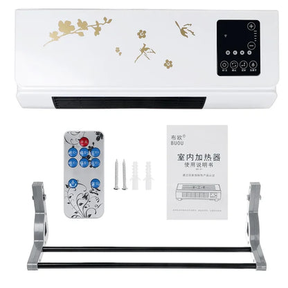 2000W Wall Mounted Electric Air Conditioner Heater Fan