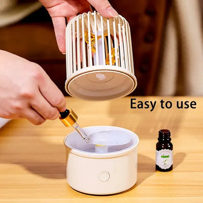 200ML Ultrasonic Cool Mist Air Humidifier USB Electric Aroma Essential Oil Diffuser Night Light Music Aromatherapy