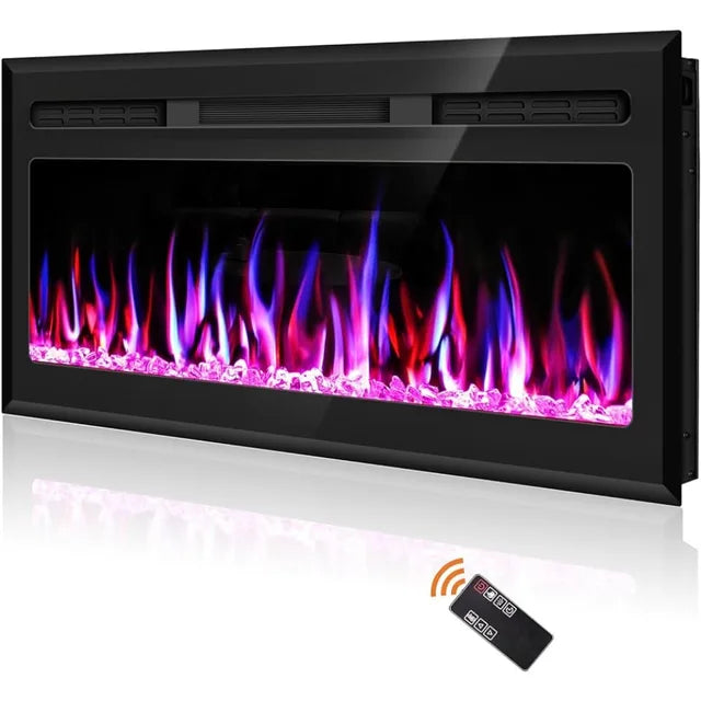 2023 New Hocookeper Electric Fireplace
Wall Mounted and Recessed Fireplace
Linear Fireplace Insert with Remote Control.