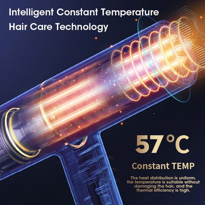 2023 Professional Hair Dryer High Power Infrared Anion Hammer Cold Hot Air Salon Hair Dryer