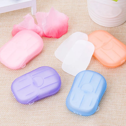 Portable Soap Paper Flakes Washing Cleaning Hand for Kitchen Toilet Outdoor Travel Camping Hiking.
