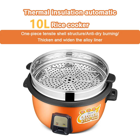 Electric Rice Cooker Canteen Commercial Electric Pressure Cooker With Steamer