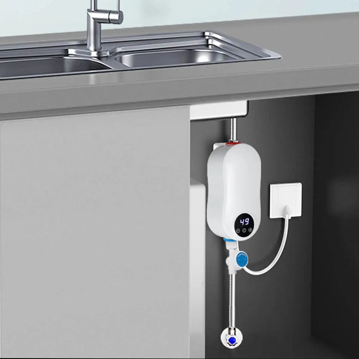 220V 5500W Electric Hot Water Heater Tap