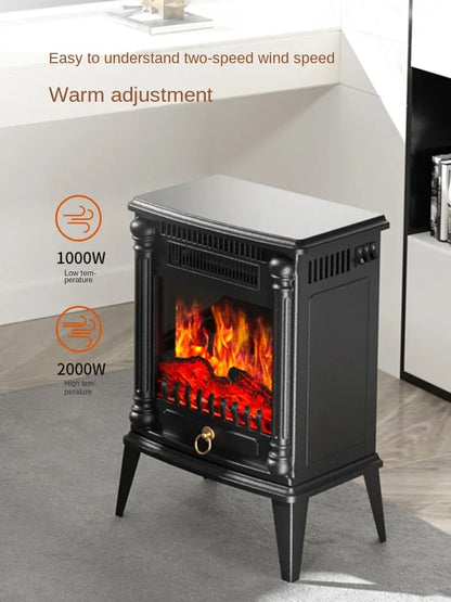 Camel Graphene 3D Flame Mountain Electric Fireplace Heater