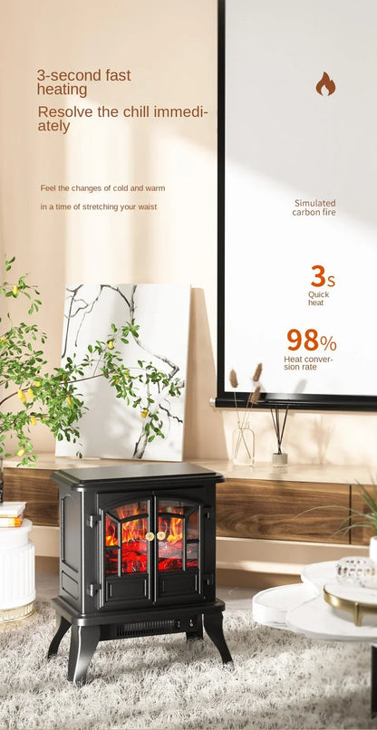 Camel Graphene 3D Flame Mountain Electric Fireplace Heater