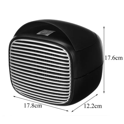 220V Portable Mini Heater PTC Ceramic Electric Heater Hot Air Fan Heating Tool Silent Home Office Room Desktop 800W Heater Fans.