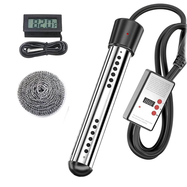 - 2500W Immersion Heater
- Pool Heater Automatic Timer
- Safe Pool Heating Immersion Heater
- Perfect For Home Travel EU Plug