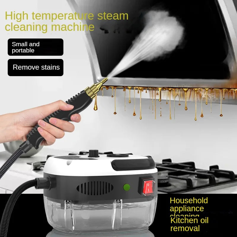 2500W Steam Cleaner High Temperature Household Sterilization Air Conditioner Kitchen Hood Car Steam Cleaner