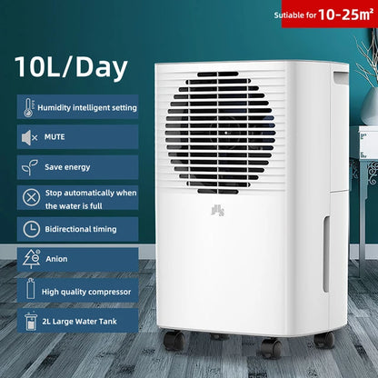 2L Compression Air Dehumidifier
Combination Filter
10L/Day Portable Air Dryer
Purifier Defrost Moisture Absorption