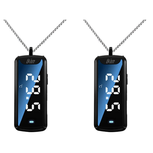 Negative Ion Hanging Neck Air Purifier
Mini Portable Temperature Measurable Air Purifier