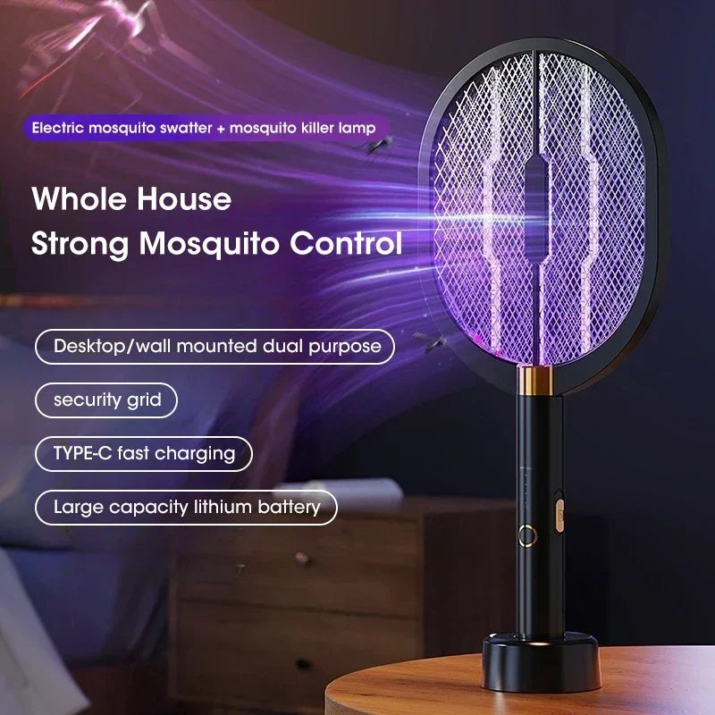 Mosquito Killer Electric USB Racket Fly Swatter Trap Insect Repeller