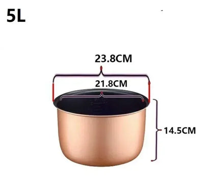 304 Stainless Steel Rice Cooker Inner Container Non Stick Cooking Pot Replacement Kitchen Accessory -  Rice Cooker Liner