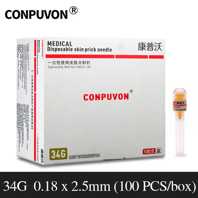 34g Medical Small Needle 1.5mm Disposable Beauty Salon Hand-Injected Needle
34g Medical Small Needle 2.5mm Disposable Beauty Salon Hand-Injected Needle
34g Medical Small Needle 4mm Disposable Beauty Salon Hand-Injected Needle