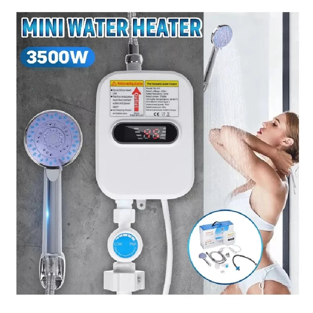 Electric Tankless Instant Hot Water Heater - US Plug