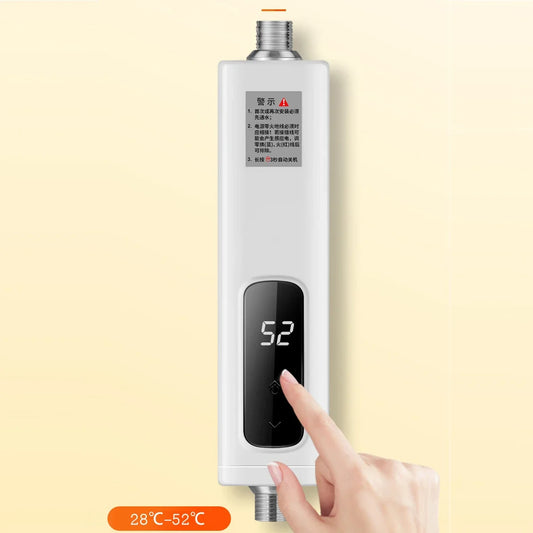3500W Electric Water Heater Mini Tankless Instantaneous Water Heater