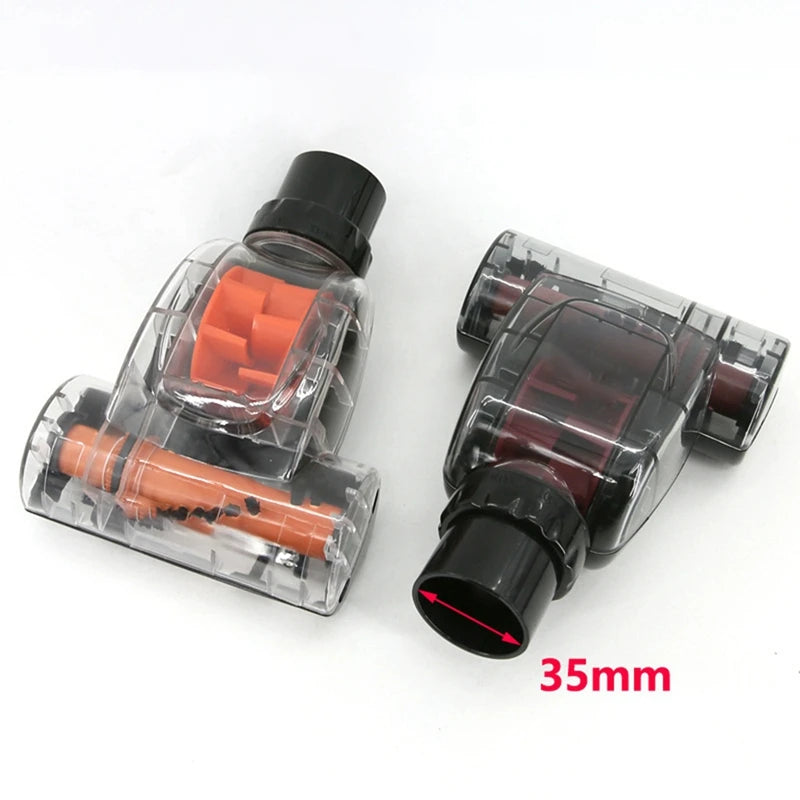 35mm Universal Suction Head Vacuum Cleaner Pneumatic Mite Removal Brush