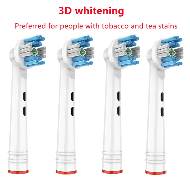 3D Whitning Electric Toothbrush Replacement Brush Heads For Braun Oral B Toothbrush Heads 4Pcs
Toothbrush Head for Oralb