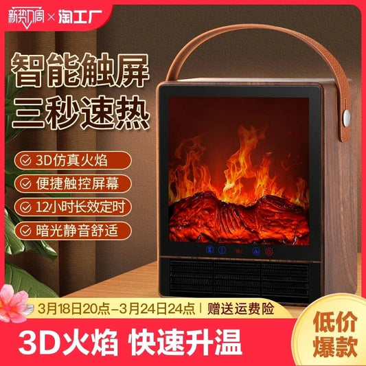 3D Simulated Flame Heater
Home Fireplace Heater
Bathroom Electric Heater
Graphene Desktop Heater
220V Electric Heater